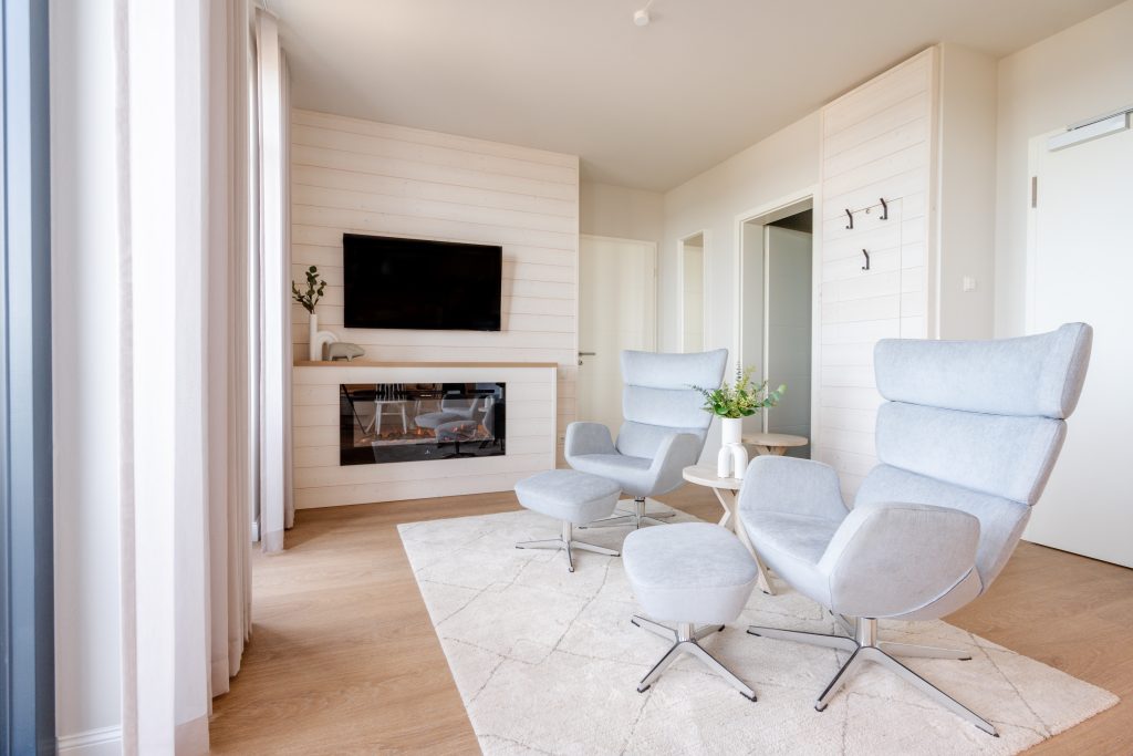 Strandterrasse Ahlbeck Usedom Einrichtung Wohnen Ferienwohnung