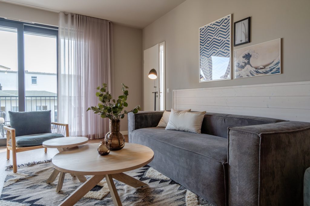 Strandterrasse Ahlbeck Usedom Einrichtung Wohnen Ferienwohnung