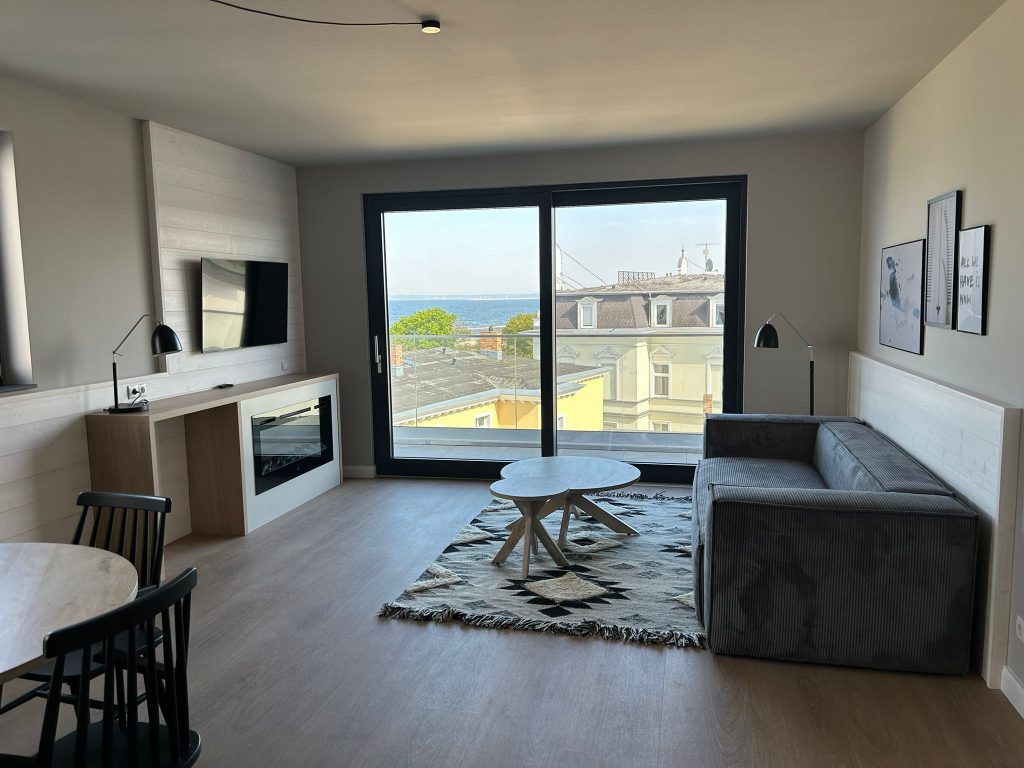 Wohnbereich App. Strandterrasse