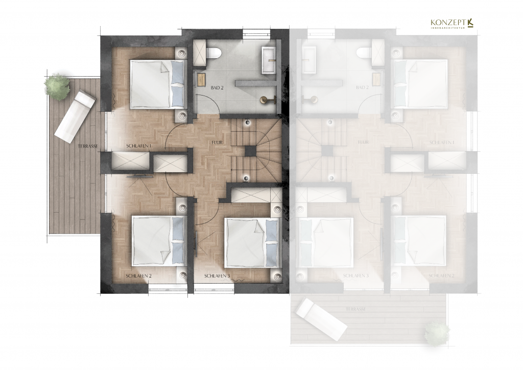 Triftstraße Haus 1_OG