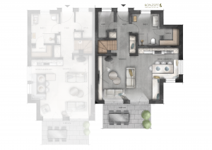 Reet & Grün 04_Col. Grundriss EG