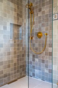 Haus Reet & Grün Dusche